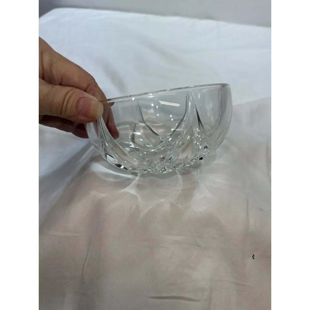 Nachtmann Crystal Bowl Lotus Flower Krocus Excellent Condition‎ Free Shipping